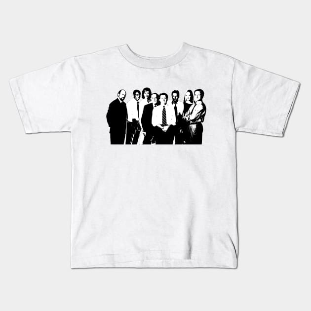 the west wing cast Kids T-Shirt by aluap1006